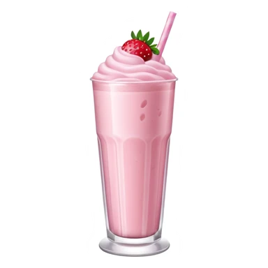 Strawberry milkshake sticker