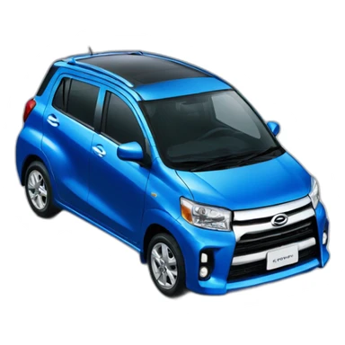 DAIHATSU ATRAI laser blue crystal shine sticker