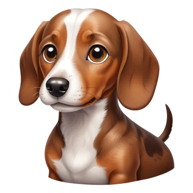 Dapple daschund sticker
