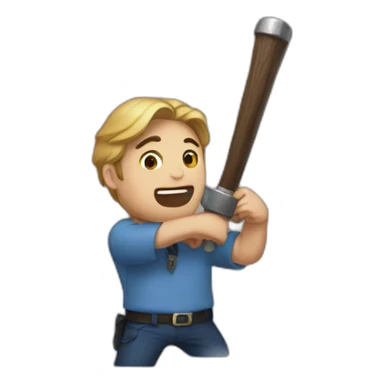 John d ahora random martillo sticker