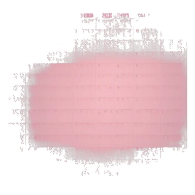 A pastel pink calendar  sticker