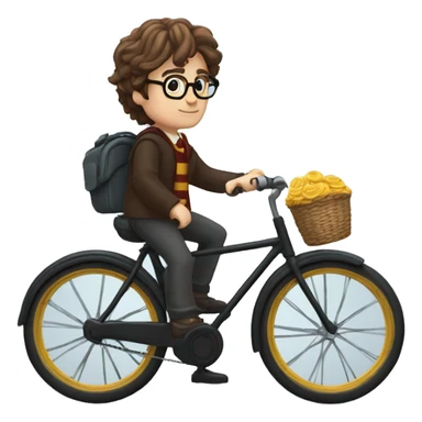 Harry potter sur un vélo  sticker