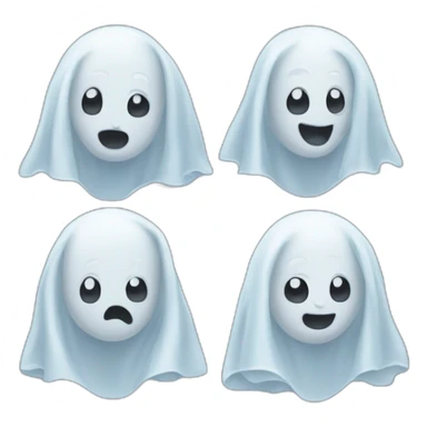 ghost casper cute sticker