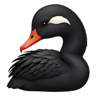 cisne negro sticker