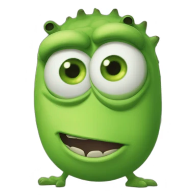 Mike wasowski moster university sticker