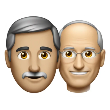 Ilon mask and Steve jobs  sticker