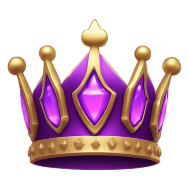Neon purple crown subscriber feed Instagram sticker