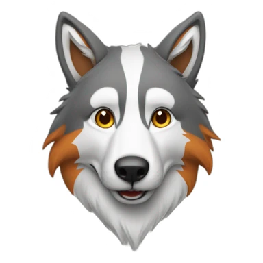 Renard argenté sticker