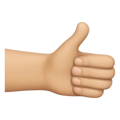 Sideways thumb sticker