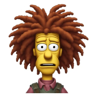 sideshow bob simpsons sticker