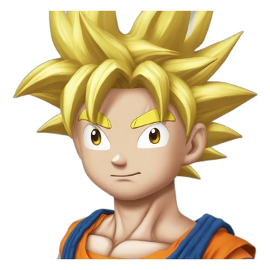 Son goku super sayan sticker