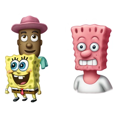 SpongeBob and Patrick  sticker