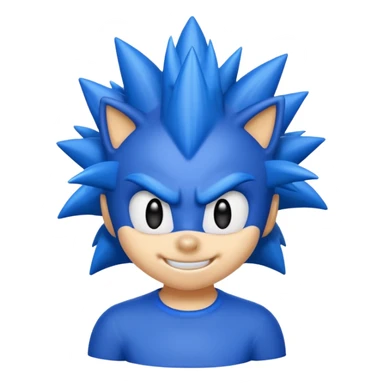 The Sonic Emoji sticker
