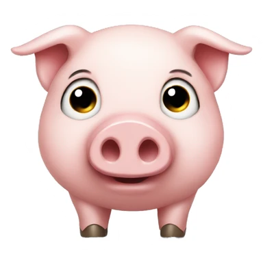 pig holding sign that says litp you liar sticker