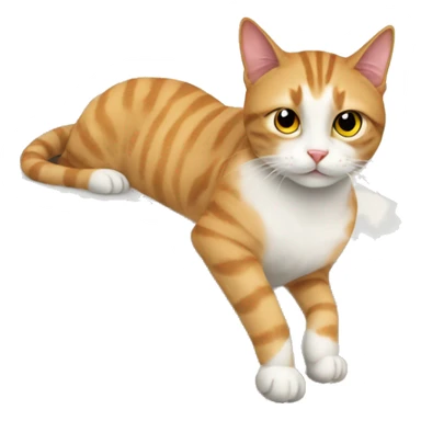 Cat at home slee sticker