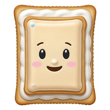 Pop tarts with white sticker