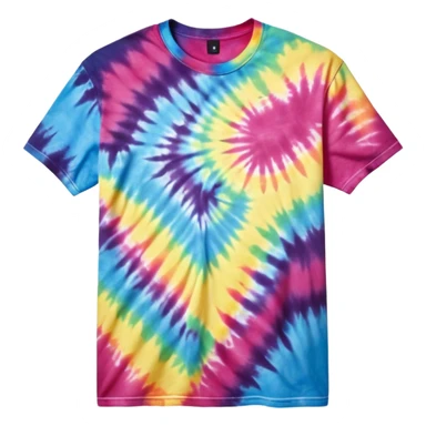 1990’s dark tie dye shirt sticker