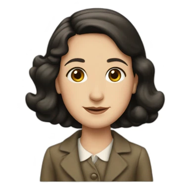 Anne frank sticker