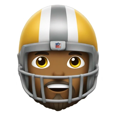 Viking playing football  sticker