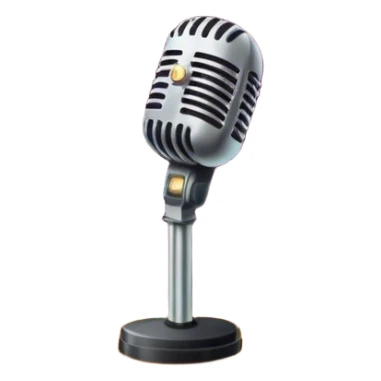 a retro stage with neon lights, a classic microphone, musical notes, vintage theater curtains and Broadway-style elements. Avoid focusing solely on the piano. Transparent background. sticker