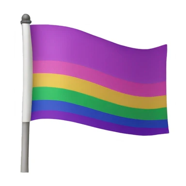 Bi pride flag sticker