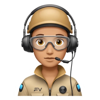 A fpv drone racer sticker