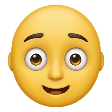 Sarcastic emoji, based on ios-like emoju rouded face style sticker