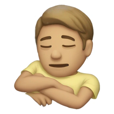 Sleeping in car sticker