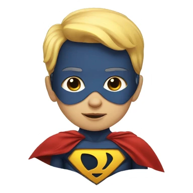 Superhero child sticker