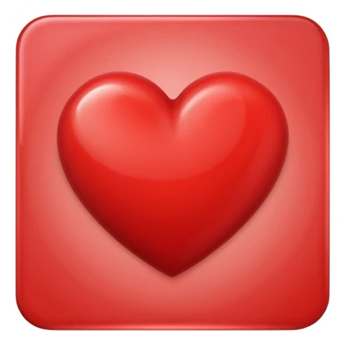 Une cœur qui forme un demi cœur sticker