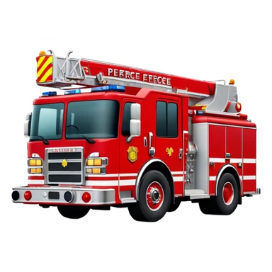 Fire Engine - Pierce Enforcer Pumper (Model Year: 2021) (Iconic colour: Red) sticker