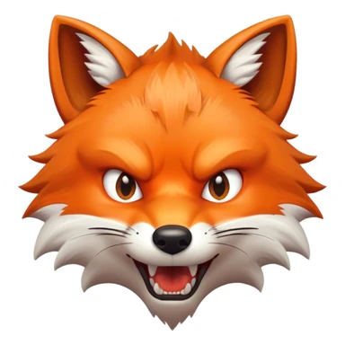 anger Fox  sticker