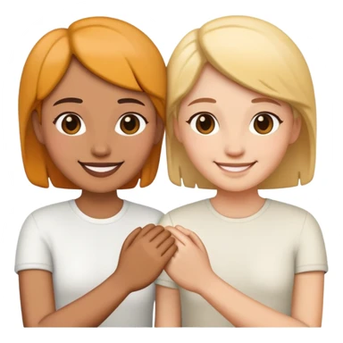 lesbian couple holding hands sticker