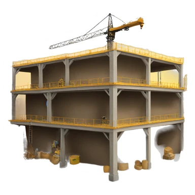 Barrack construction site sticker