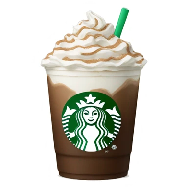 Starbucks mocha with frosting  sticker