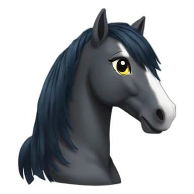 black-my-little-pony sticker