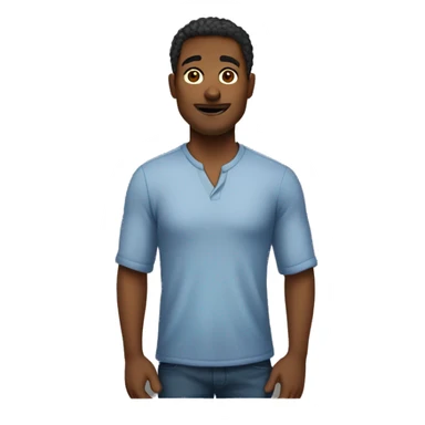 Homem cego  corpo inteiro sticker