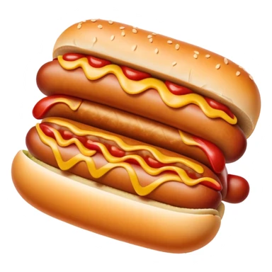 Hotdog angry face  sticker