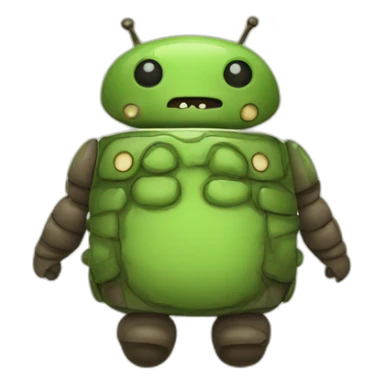 fat bugdroid sticker