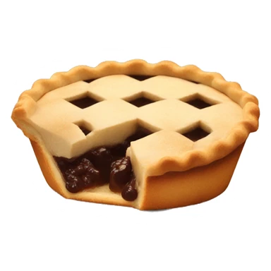 Pie with fingers in it sticker