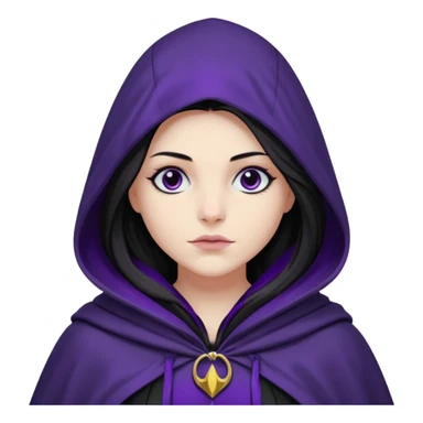 dc raven with hood sticker