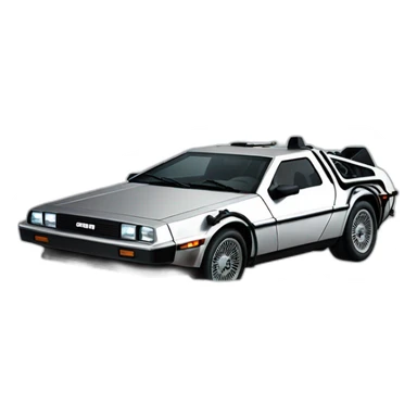 delorean sunk sticker