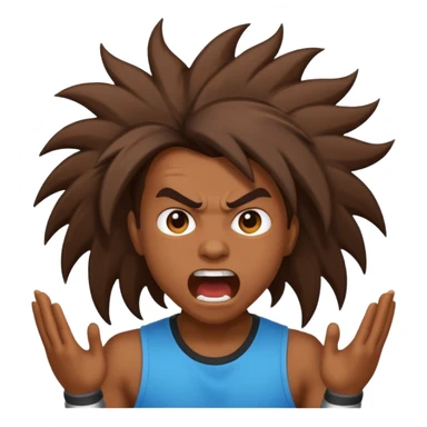 Headbanging emoji sticker