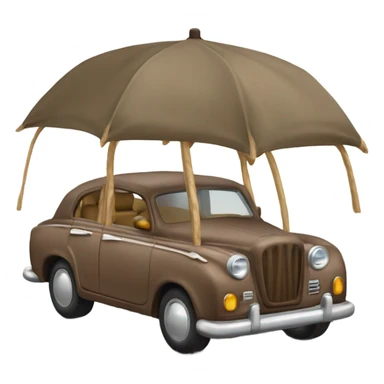 Auto de viaje maletas sticker