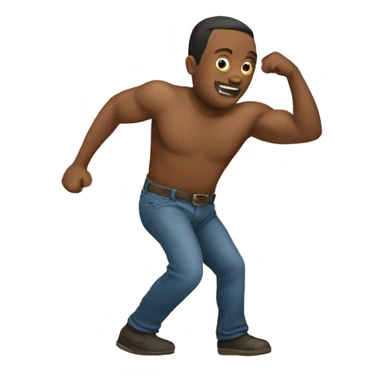 Diagonal headshake sticker