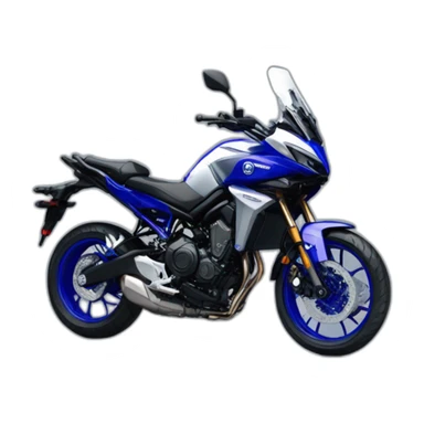 Yamaha tracer 7 icon performance blue and silver sticker