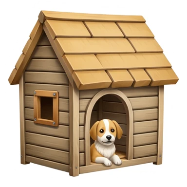 dog huts sticker