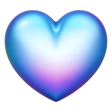 coeur bleu sticker