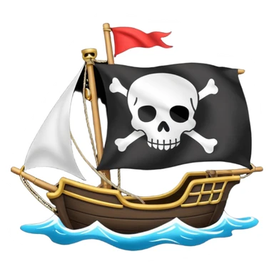 Drapeau pirate avec écrit "Libérez Fazer" sticker