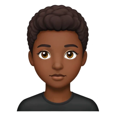 Gay black fem boy wearing lashes  sticker